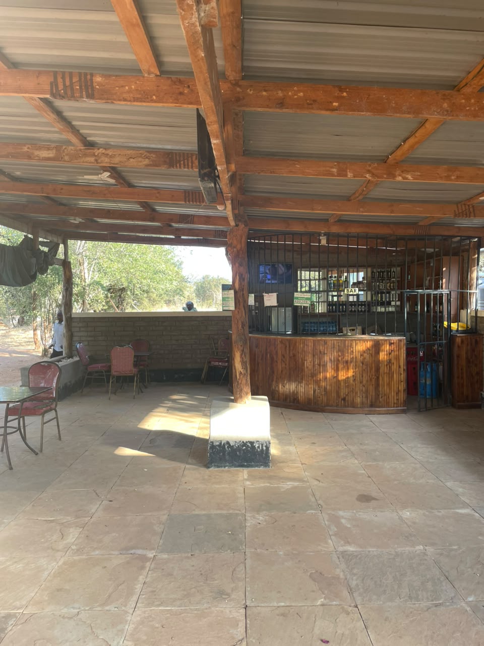 Bar and social area